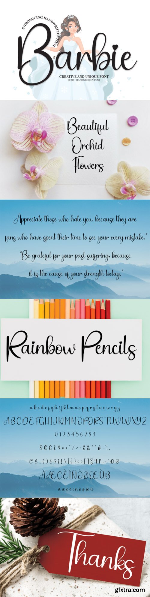 Barbie - Sweet Script Handwritten Font Barbie - Sweet Script Handwritten Font