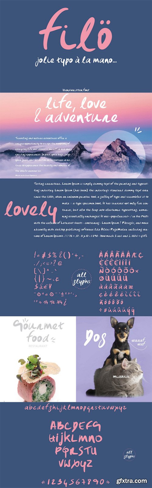 Filö - Unique Handwritten Font Filö - Unique Handwritten Font