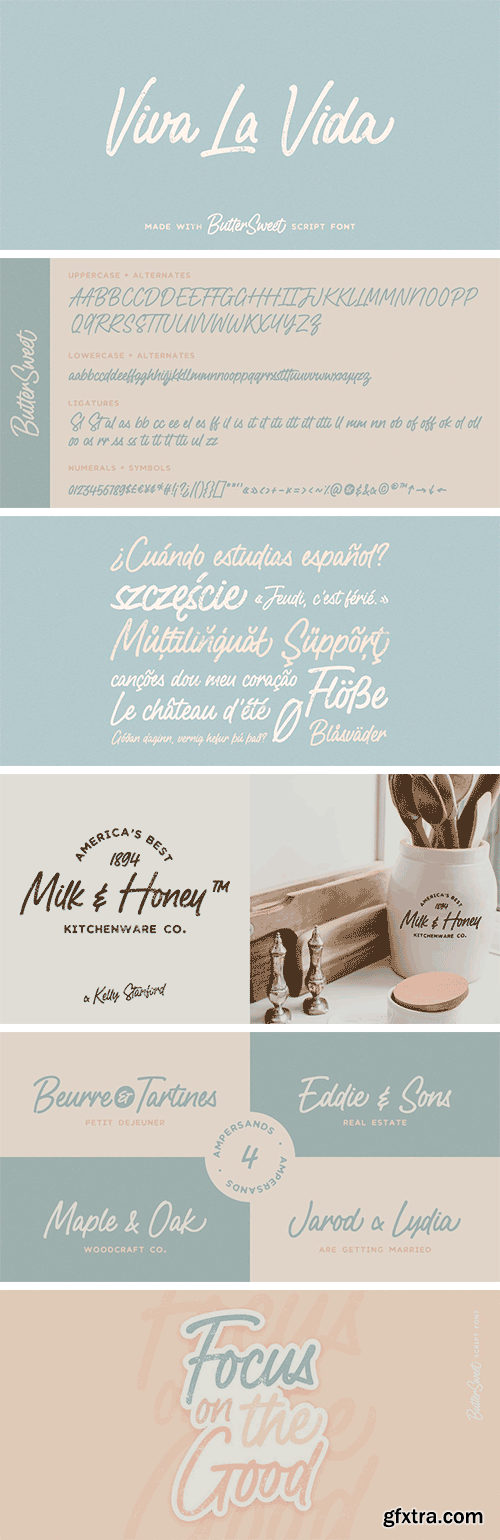 Butter Sweet Font Butter Sweet Font