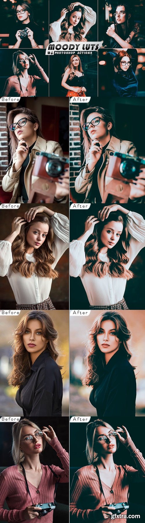 Moody LUTS Photoshop Actions 4C8XF83