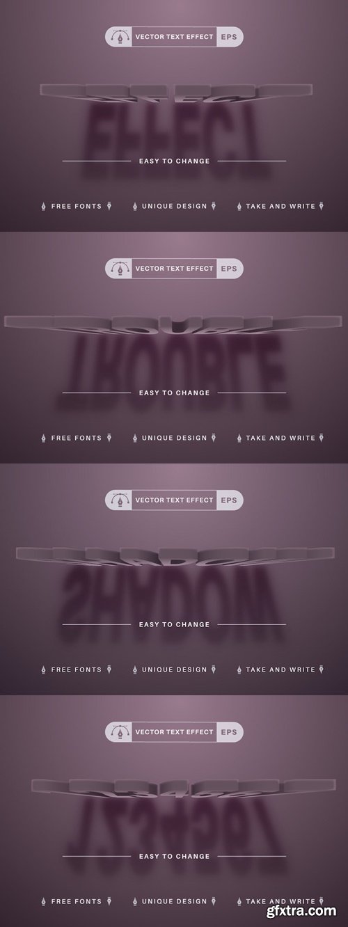 Shadow - Editable Text Effect, Font Style UE2CQG8