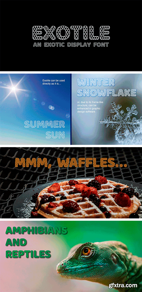 Exotile Font Family Exotile Font Family