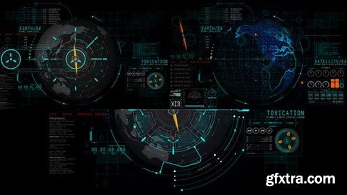 Videohive HUD UI Earth 2 43639639 Videohive HUD UI Earth 2 43639639