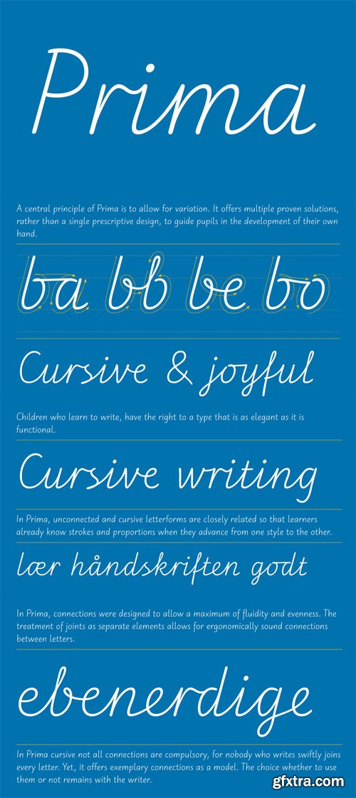 Prima Typeface Prima Typeface