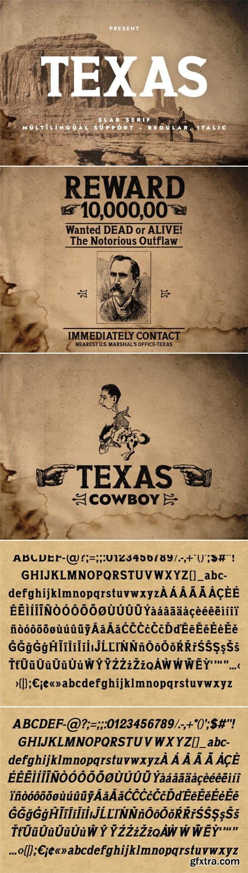 Texas - Slab Serif Typeface Texas - Slab Serif Typeface