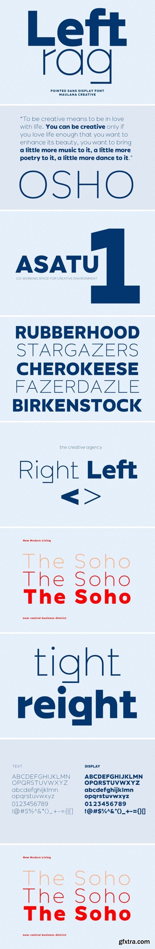 FontBundles - Leftrag Sans Serif Display Font 2452522