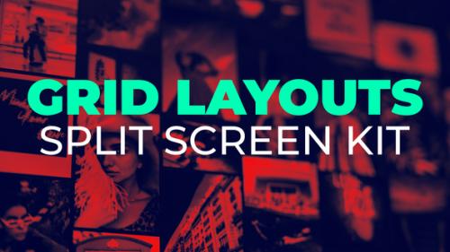 Videohive - Grid Layouts - Split Screen Kit - 43647051 - 43647051