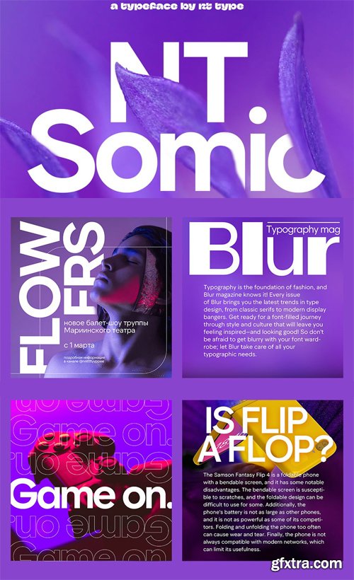 NT Somic Typeface NT Somic Typeface