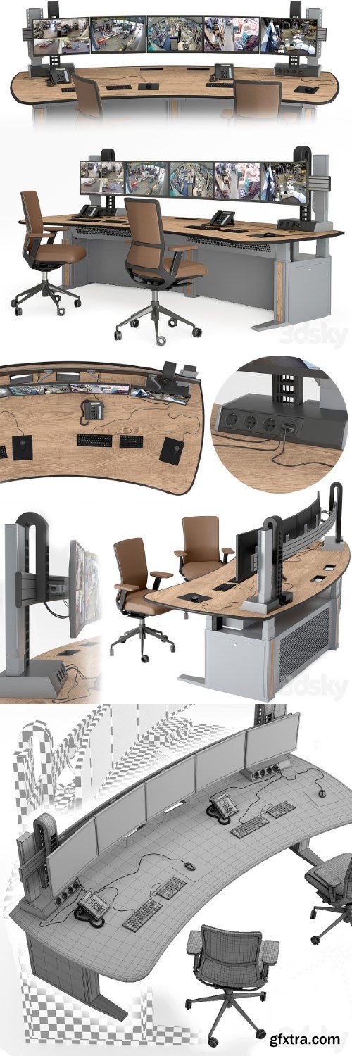 Vertiv Knurr Ergocon control desk