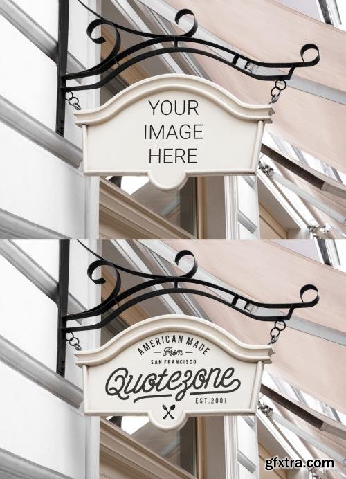 Shop Sign Mockup 501003832