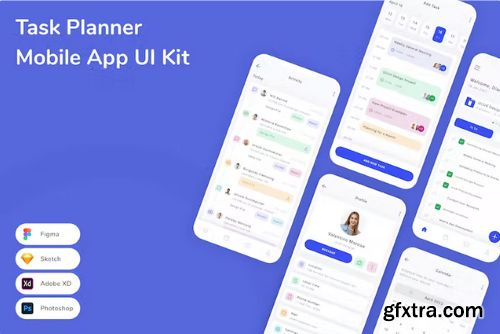 Task Planner Mobile App UI Kit