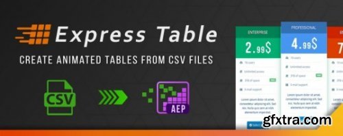 Aescripts Express Table v1.2 Win/Mac