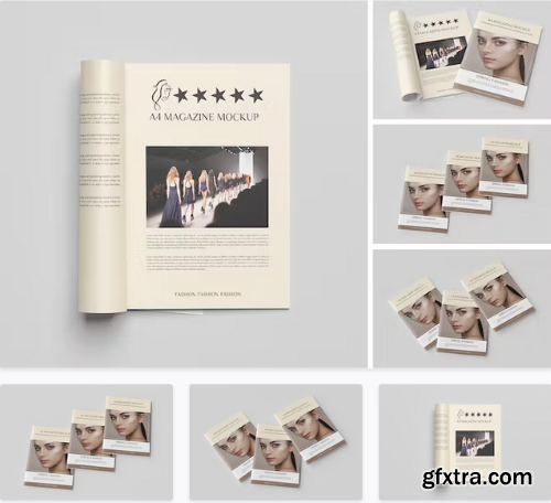 Magazine Brochure Mockup