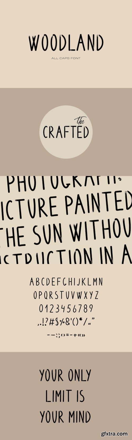 Woodland Handlettered Font