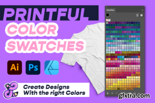 Printful Color Swatches - White Products