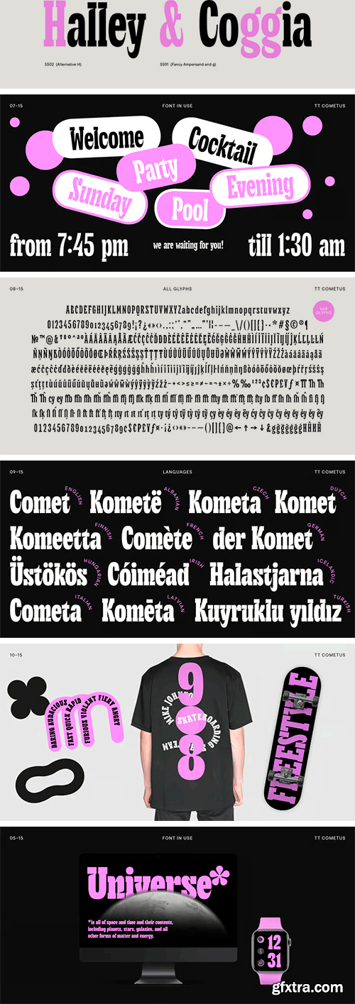 TT Cometus Font Family TT Cometus Font Family