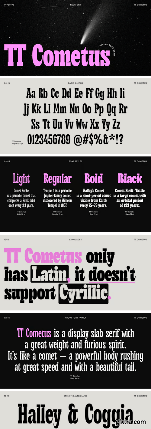 TT Cometus Font Family TT Cometus Font Family