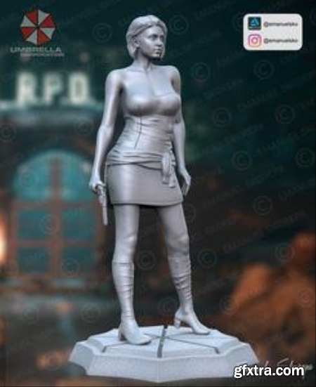 Jill Valentine – Emanuel Skorepa – 3D Print Model