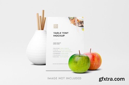 Table tent mockup