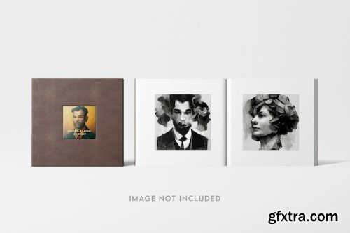 Photo album mockup
