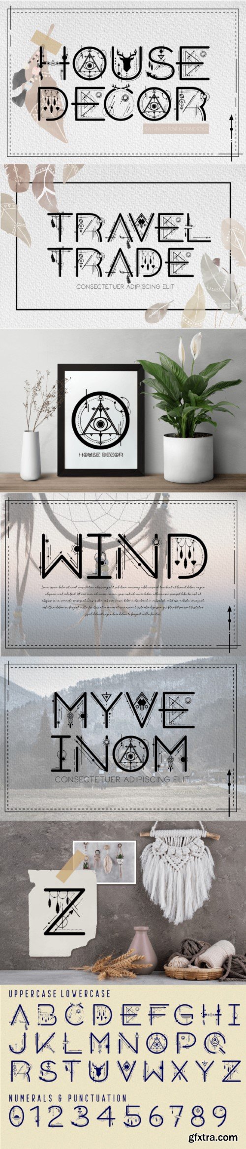 House Decor Font