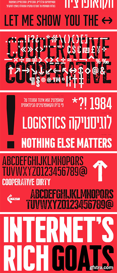 Cooperative Font Family Cooperative Font Family