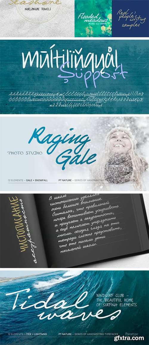 PT Nature Font Family PT Nature Font Family