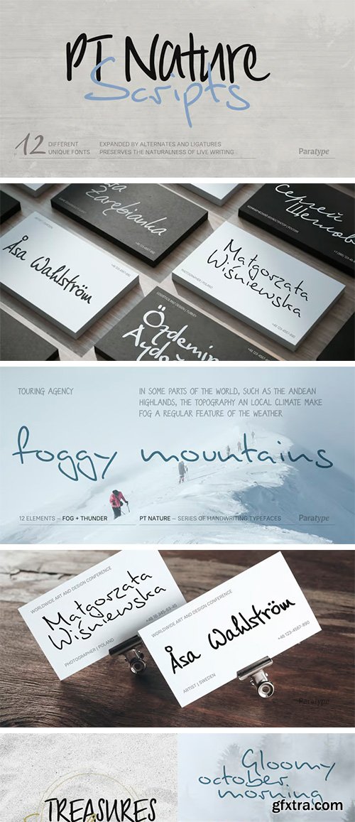 PT Nature Font Family PT Nature Font Family