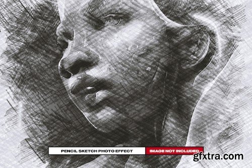Pencil sketch photo effect