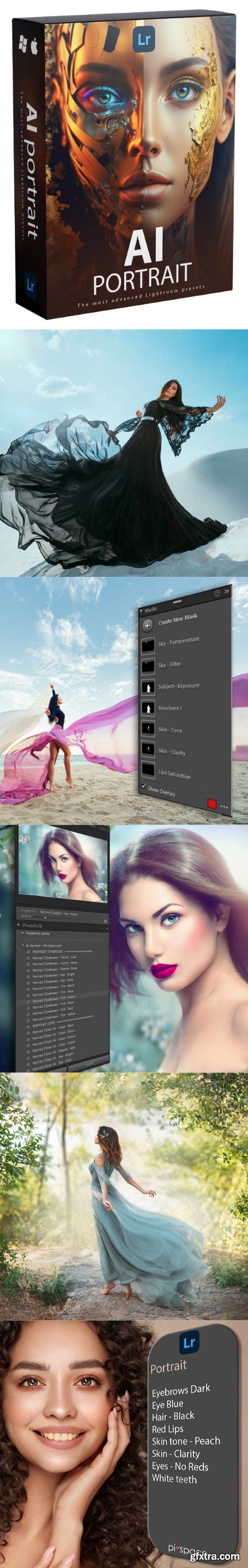 PixSpace AI Portrait Intelligent Lightroom Presets » GFxtra