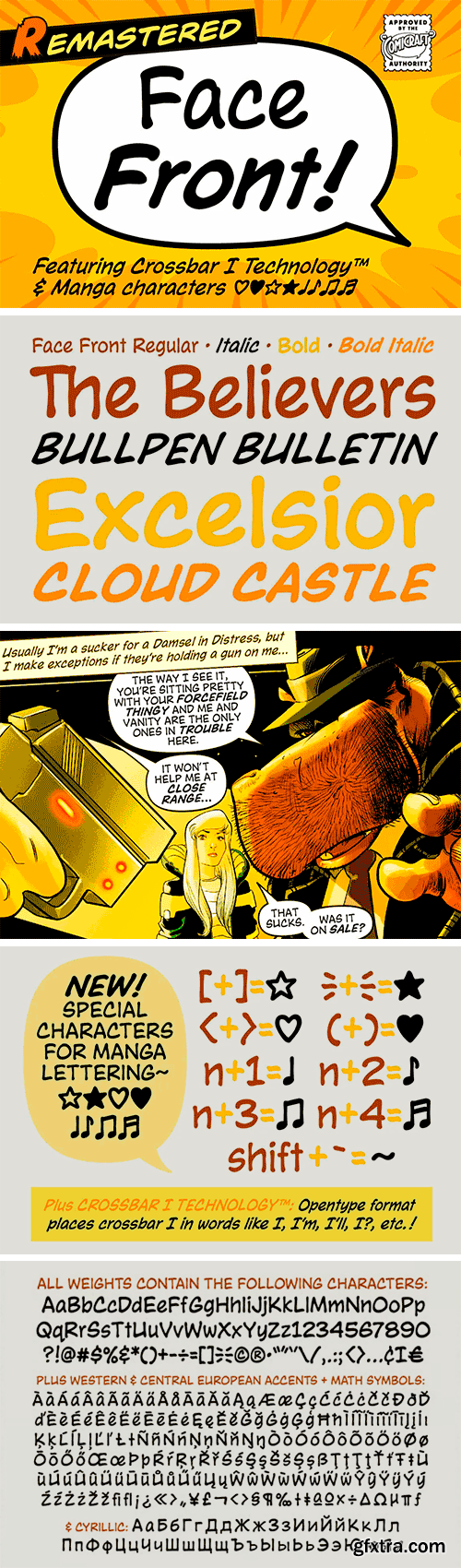 Face Front Font Family