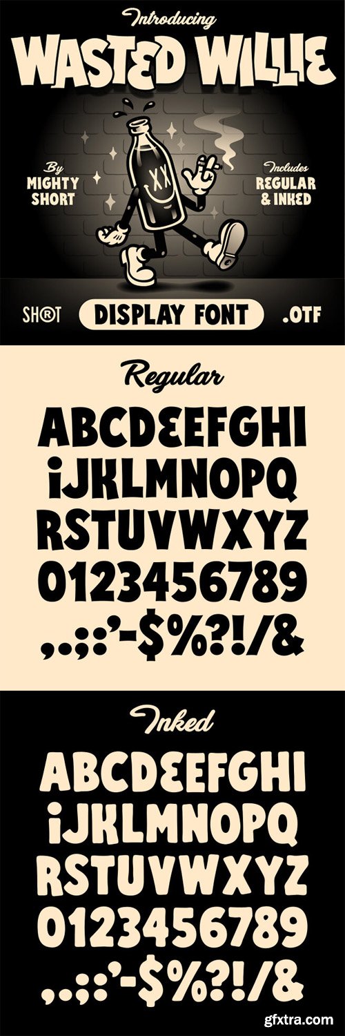Wasted Willie Display Font Wasted Willie Display Font