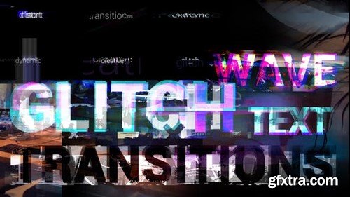 Videohive Wave Glitch Text Transitions 43956586 Videohive Wave Glitch Text Transitions 43956586