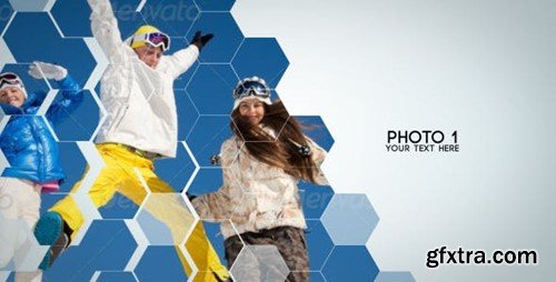 Videohive Hexagon Particles Slideshow 11041247 Videohive Hexagon Particles Slideshow 11041247