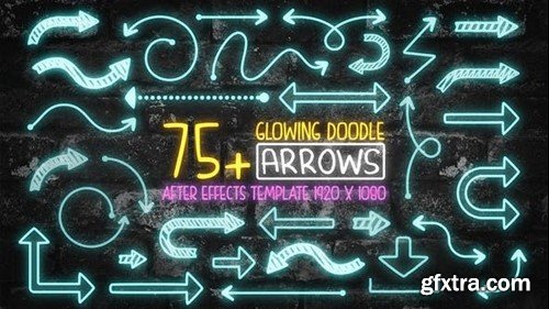 Videohive 75 Glowing Doodle Arrow Pack After Effects 43939027 Videohive 75 Glowing Doodle Arrow Pack After Effects 43939027