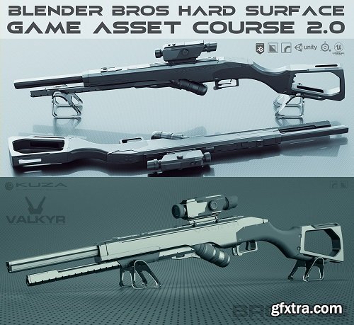 The Blender Bros Hard Surface Game Asset Course 2.0