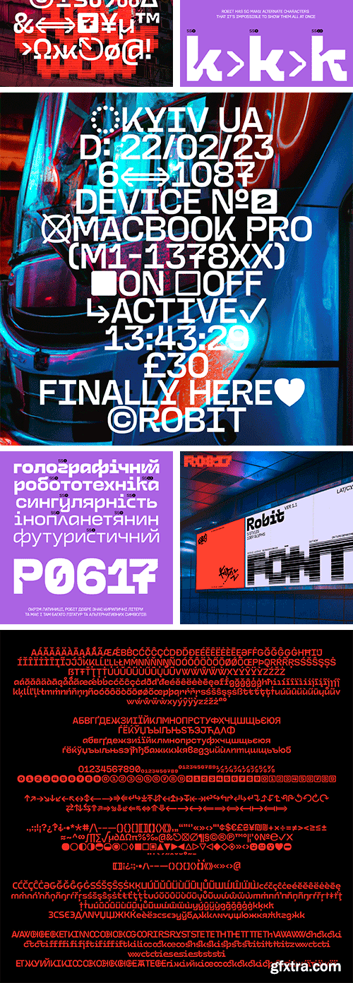 Robit Font Family Robit Font Family