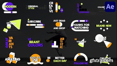 Videohive Colorful Motion Titles for After Effects 43895718