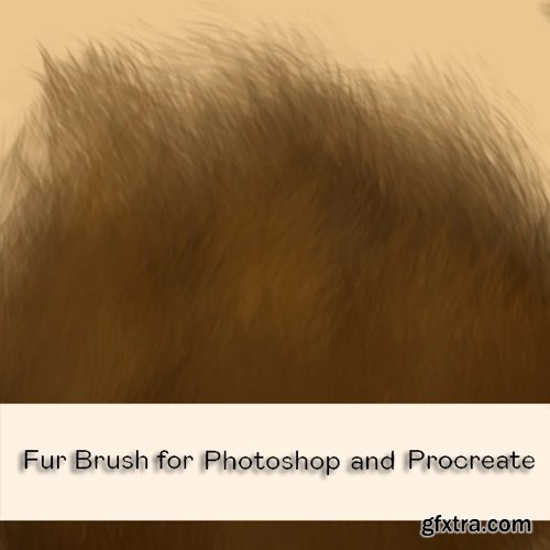 Soft Short Fur Brushes for Photoshop & Procreate