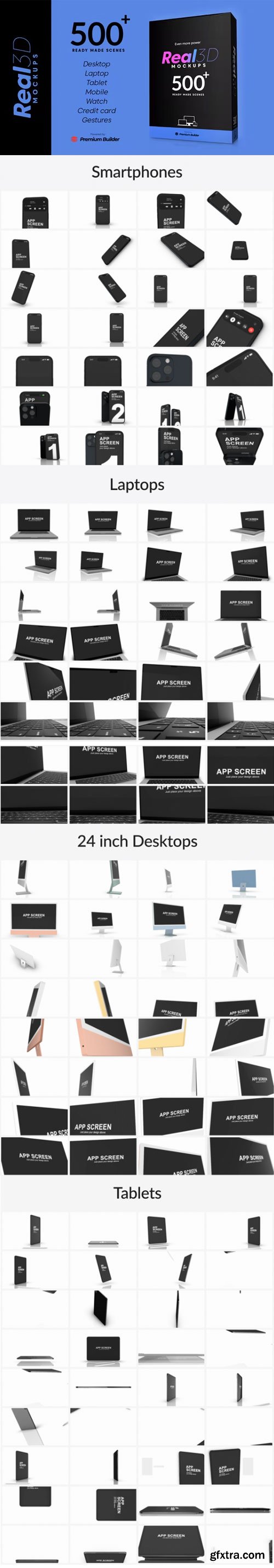 Videohive - Real 3D Mockups - 42143044