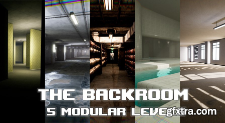 Customizable The Backrooms in Environments - UE Marketplace