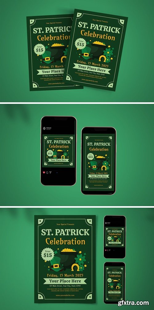 St. Patrick\'s Day Flyer Set SBCCTHC