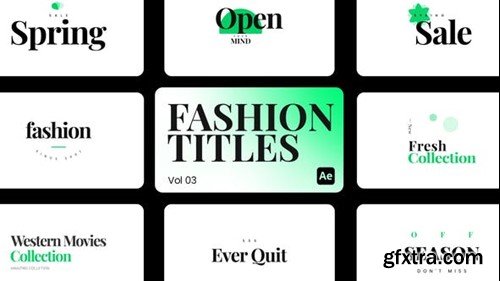 Videohive Fashion Titles 03 for After Effects 44086063 Videohive Fashion Titles 03 for After Effects 44086063