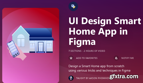 DesignCode - UI Design Smart Home App in Figma