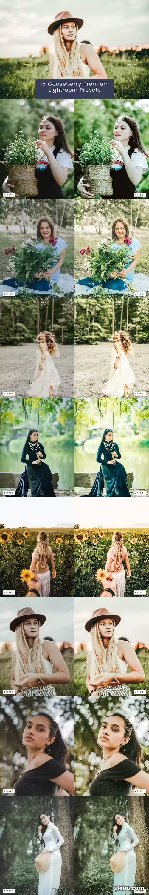 15 Gooseberry Premium Lightroom Presets