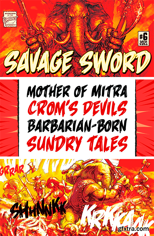 Savage Sword Font Family Savage Sword Font Family