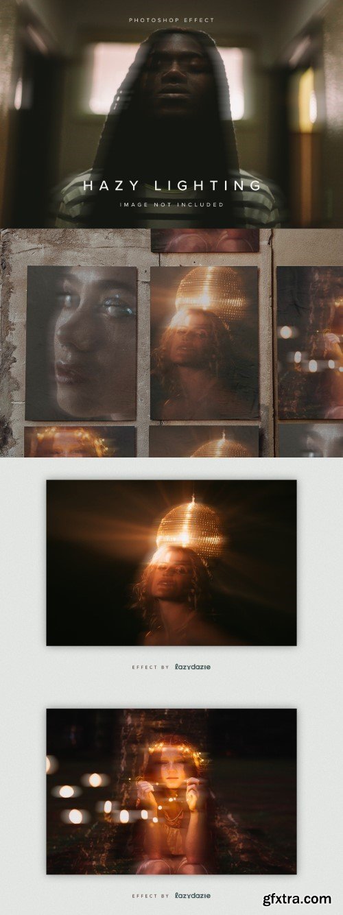 Hazy Lighting PSD Photo Effect