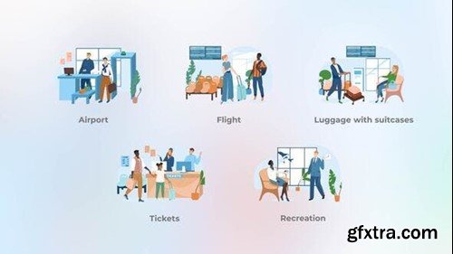 Videohive Flight - Flat concepts 43902550