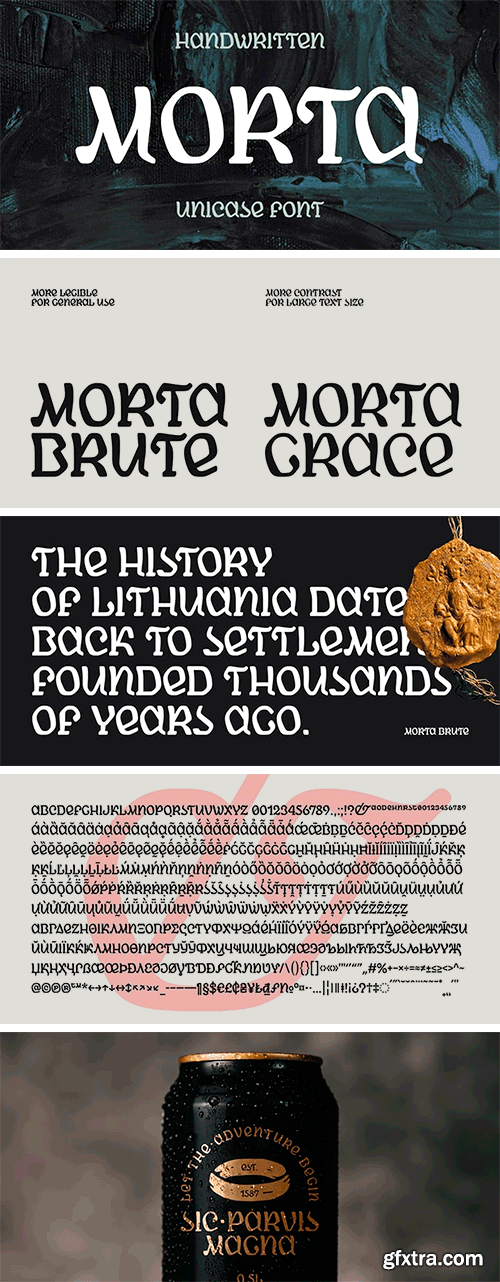 Morta Font Family Morta Font Family