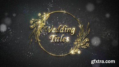 Videohive Floral Wedding Titles 44153486 Videohive Floral Wedding Titles 44153486
